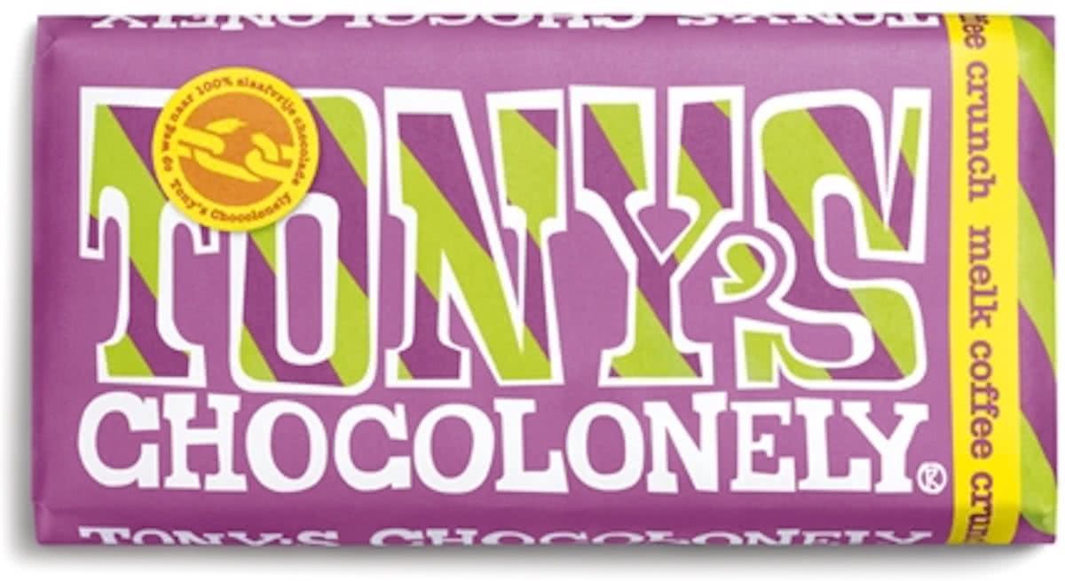 Tonys Chocolonely set van 6 / melk coffee crunch